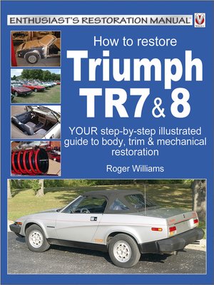 cover image of How To Restore Triumph TR7 & 8